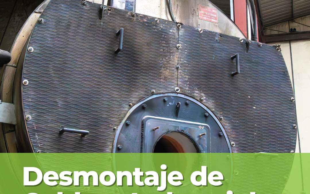 Desmontaje de caldera industrial en Crevillente por Grupo Braceli